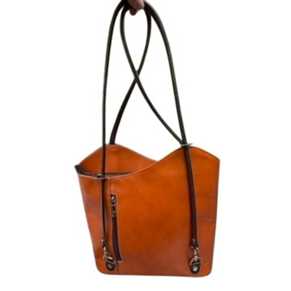 Florence Chloe Womens Backpack Purse Medium Italian Leather Convertible Bag Chic